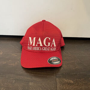 MAGA Make America Great Again Hat Donald Trump Cap Red US Outdoor Flex fit